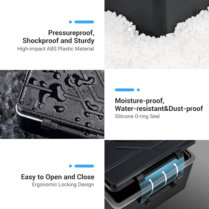 LP-E6 EN-EL15C NP-W235 FZ100 Camera Battery and Memory Card Case - Image 6