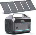 DARAN Portable Power Station with 60W Solar Panel Included, 288Wh LiFePO4 Battery, 350W (600W Peak), 7-Port Design, 2.1Hrs Fast Charing Solar Generators for Home, Outdoor Camping by DARAN