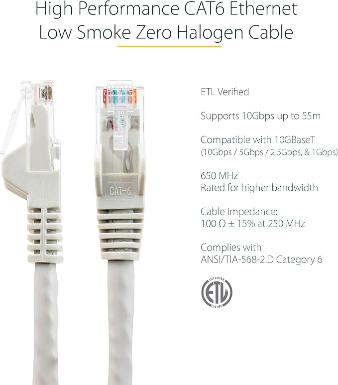 StarTech.com 1ft CAT6 Ethernet Cable - Image 2