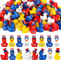 Skylety 100 Pcs Patriotic Mini Ducks 4th of July Independence Day Party Decor by Skylety