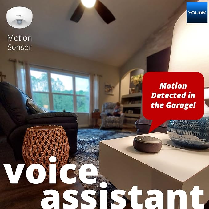 Smart Motion Sensor, YoLink 1/4 Mile World's Longest Range Wireless Motion - Image 5