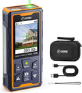 Laser Measuring Tool, CIGMAN 393ft Green-Beam Laser Measure, Outdoor Laser by CIGMAN