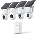 aosu SolarCam D1 Max 4-Cam Kit, 4K Solar Security Cameras Wireless Outdoor by AOSUSecurityOffical