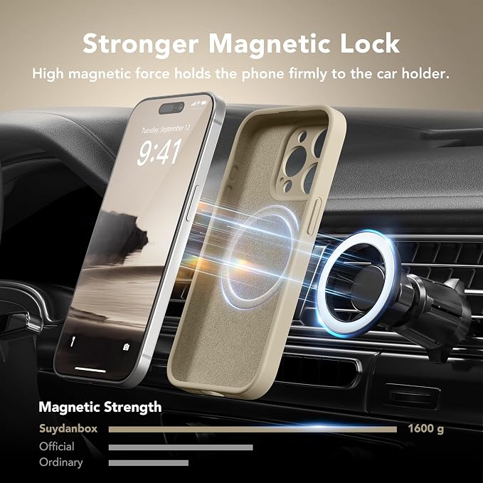 Magnetic for iPhone 15 Pro Case, Compatible - Image 3