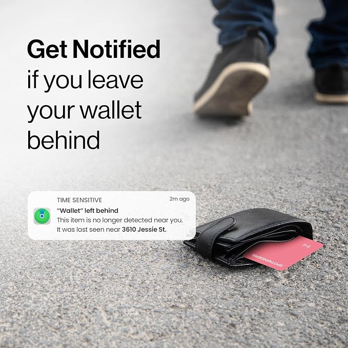 SPOTMINDERS Apple MFi Certified Wallet Tracker Card - Image 5
