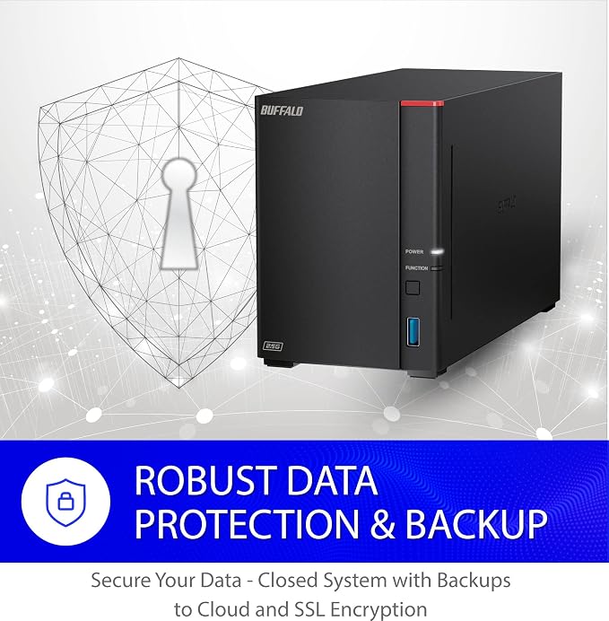 BUFFALO LinkStation SoHo 720 2-Bay Professional Office NAS 16TB - Image 7
