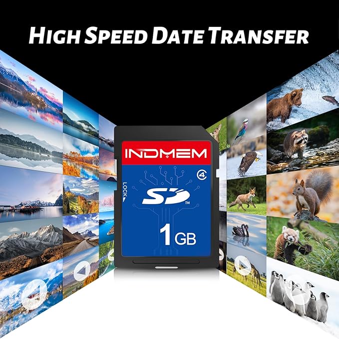 INDMEM SD Card 1GB, 6 Packs Class 4 1GB Flash Memory Card MLC Standard Secure - Image 6