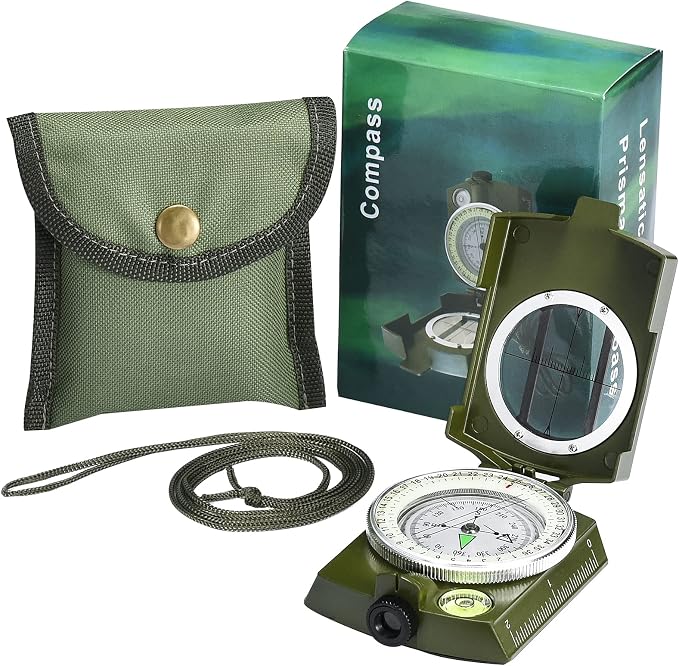 Military Lensatic Sighting Compass Survival - Image 2