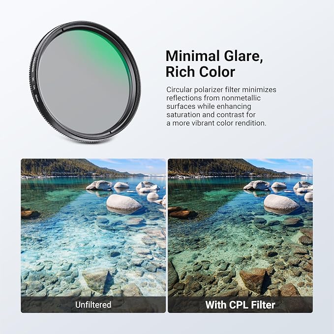 NEEWER 52mm Variable ND + CPL + UV Filter Kit - Image 5