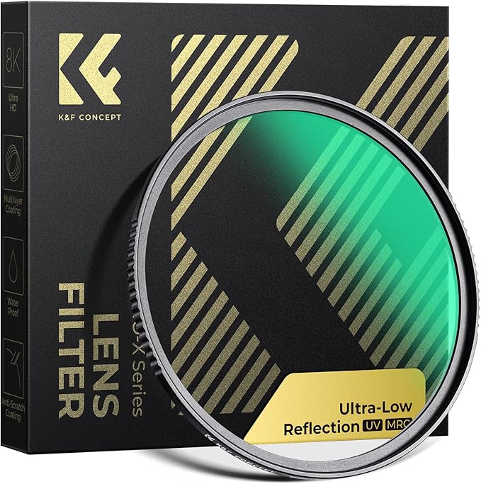 K&F CONCEPT 72mm Ultra-Low Reflectivity MCUV Lens Protection Filter 28 by KFCONCEPT