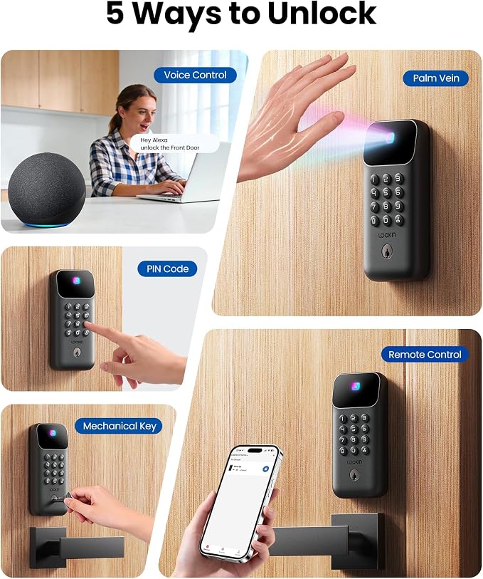 Lockin Venoris Go Palm Vein Smart Lock - Image 5