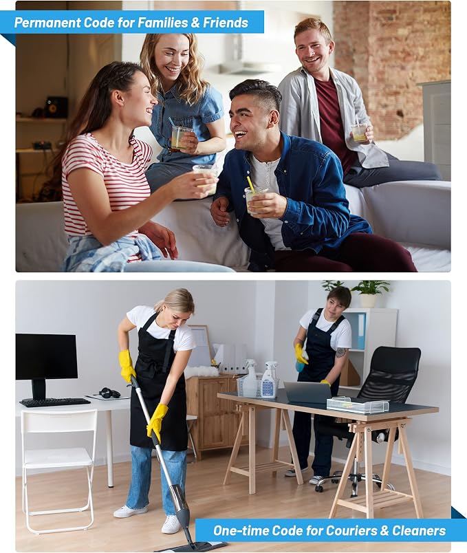 Fingerprint Door Lock, Zowill Keyless Entry Lock Keypad Deadbolt - Image 8