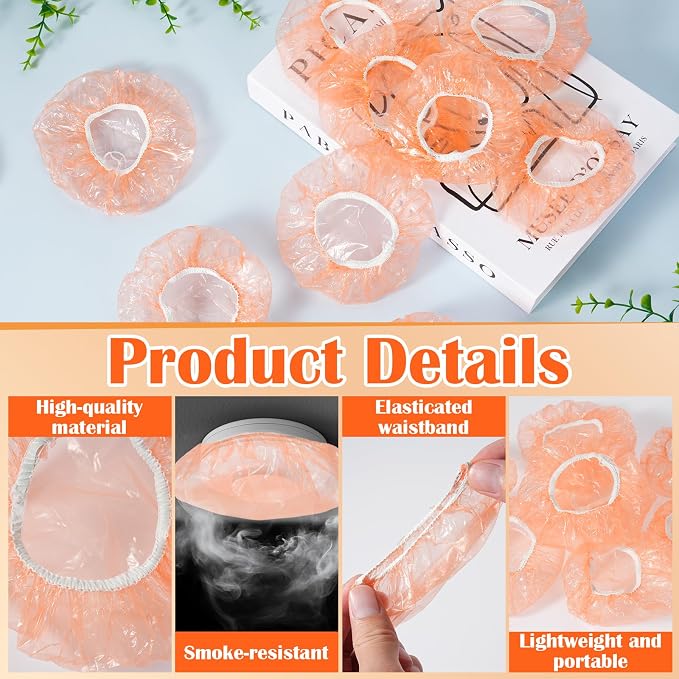 60 Pcs Orange Thicken Plastic Smoke Detector Covers - Image 4