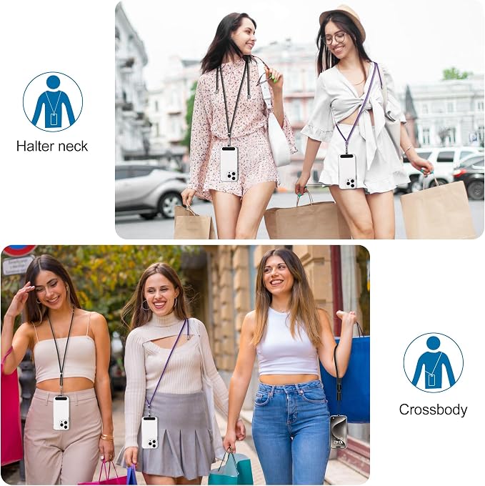 takyu Phone Lanyard, 2 Pack Adjustable Cell Phone Lanyard Crossbody Neck Strap - Image 6