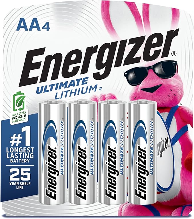 Energizer Ultimate Lithium AA Batteries, 1.5V Lithium Double A Batteries by Energizer