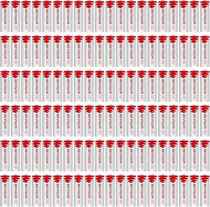 BEVIGOR Lithium AA Batteries, 120 Bulk Pack 1.5V High Performance Lithium by BEVIGOR