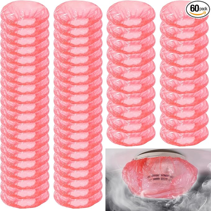 60 Pcs Red Smoke Detector Covers by Unknown