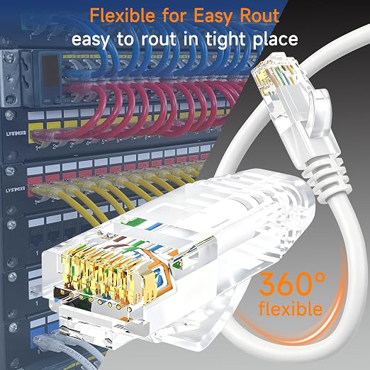 Cat6 Ethernet Patch Cable 14 ft, Cat6 Patch Cable - Image 3