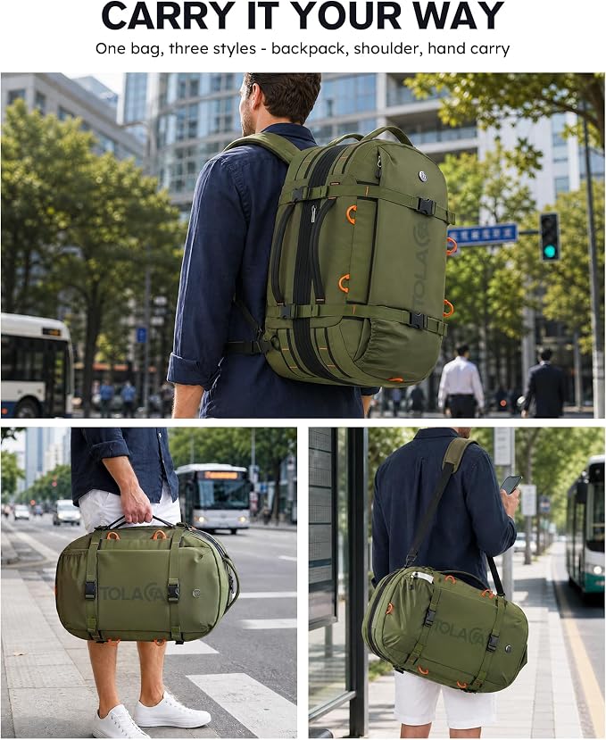 Tolaccea Travel Laptop Backpack - Image 2