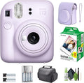 FUJIFILM INSTAX MINI 12 Film Camera Lilac Purple Bundle by FUJIFILM