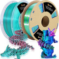 LOVOON Silk PLA 3D Printer Filament Bundle 2 KG, PLA Filament 1.75mm, Shiny by LOVOON
