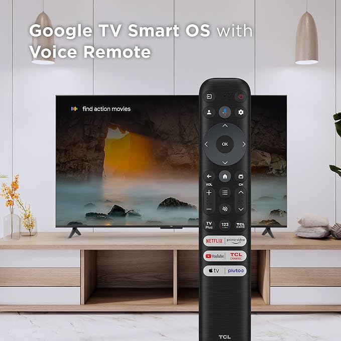 TCL 55-Inch Class S4 4K LED Smart TV with Google (55S450G, 2023 Model), Dolby Vision, HDR Pro, Atmos, Assistant Built-in Voice Remote, Works Alexa, Streaming UHD Television - Image 9