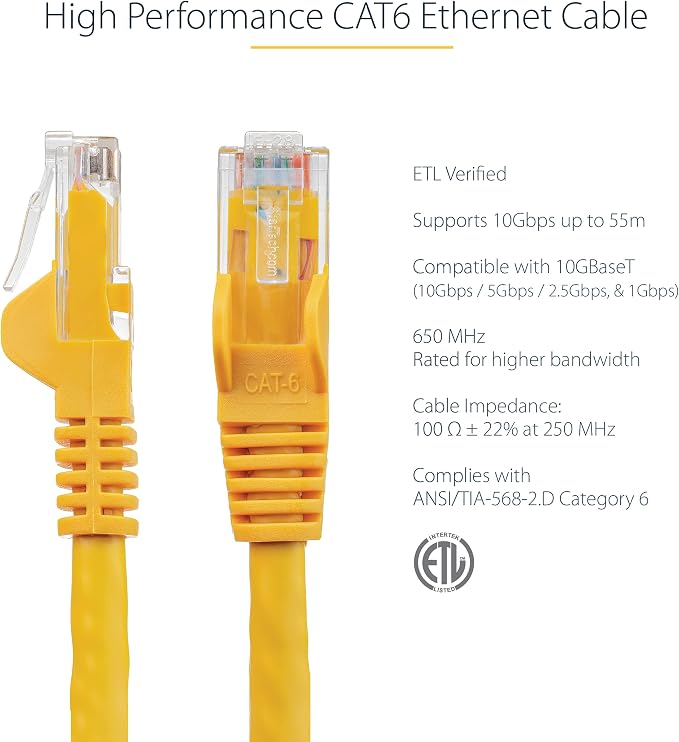 StarTech 35ft CAT6 Ethernet Cable - Image 2