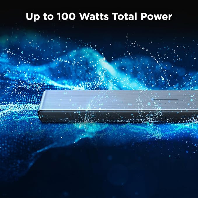 TCL S45H 2.0 Sound Bar for Smart TV | Dolby Atmos DTS:X Auto Room Calibration| 100W Power Wireless Bluetooth Home Theater Audio | App & Remote Control | Latest Model - Image 4
