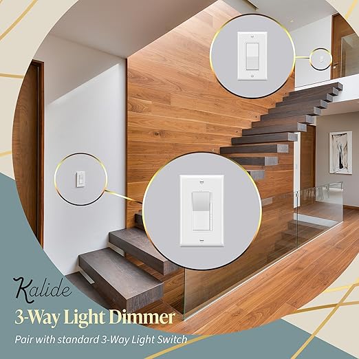 TOPGREENER Kalide Dimmer Light Switch, LED Dimmer Switch, Full Range Dimming - Image 5