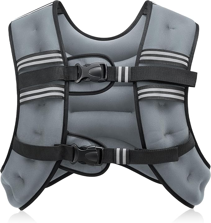 ZELUS Weighted Vest, 6lb/8lb/12lb/16lb/20lb/25lb/30lb Weight Vest by ZELUS