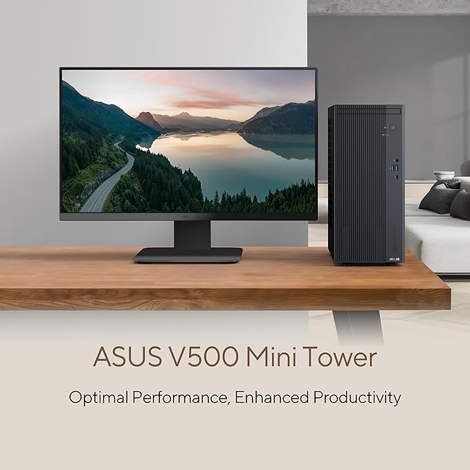 ASUS V500 Mini Tower Desktop - Intel Core i5-16GB DDR5-512GB SSD – Windows 11 Home - Image 2