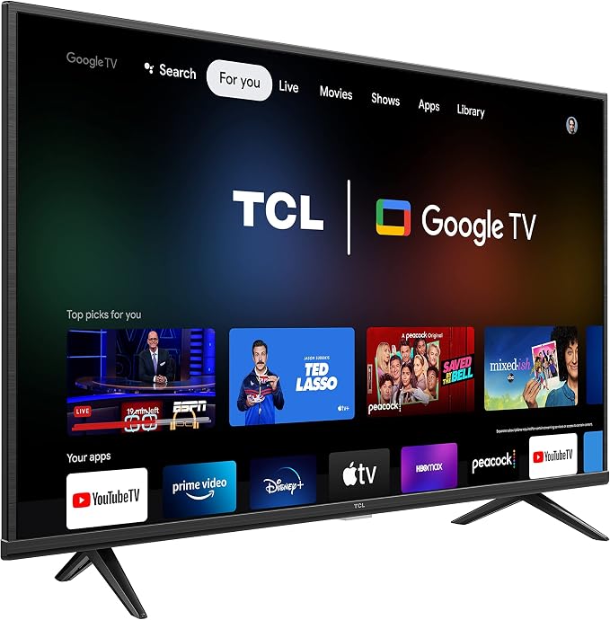 TCL 43" Class 4-Series 4K UHD HDR Smart Google TV – 43S446, 2022 Model - Image 3