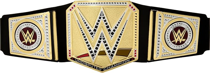 Mattel WWE Championship Title, Undisputed WWE Universal Championship Role-Play by Mattel