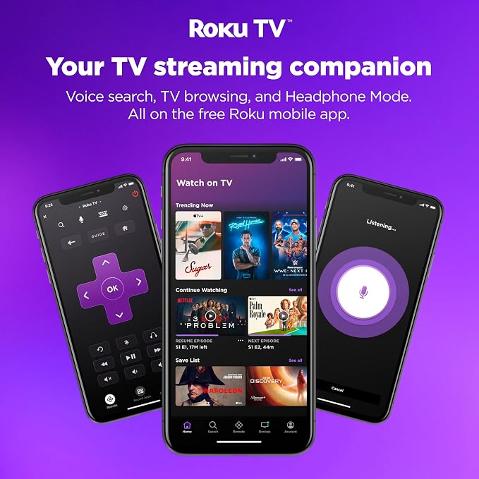 Hisense 43-Inch Class A4 Series FHD 1080p Smart Roku TV with Alexa Compatibility (43A4NR) - Dolby Audio, Slim Bezel Design, Google Assistant - Image 17