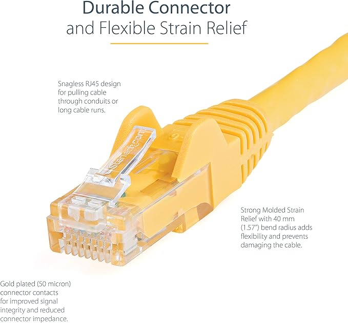 StarTech 2ft CAT6 Ethernet Cable - Image 3