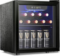 Antarctic Star 12 Bottle Wine Cooler Beverage Refrigerator Mini Fridge Clear Glass Door Quiet Counter Top Cellar for Beer Soda Bar 1.3 cu.ft by AntarcticStar