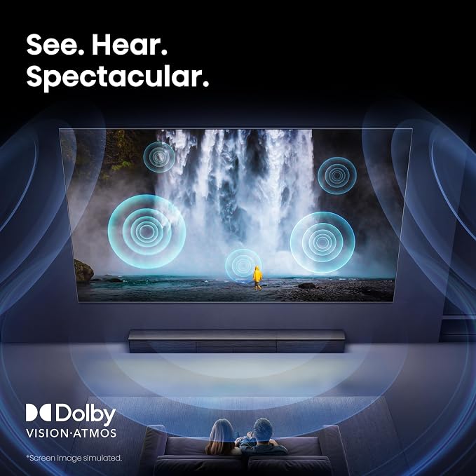 Hisense 50" E7 Cinema Series Hi-QLED Mini-LED 4K UHD Smart Fire TV (50E7SF, 2026 NEW) - Native 144Hz, AI Picture, Dolby Vision IQ · Atmos, FALD, MEMC, HDR10+ Adaptive, Alexa+ - Image 7