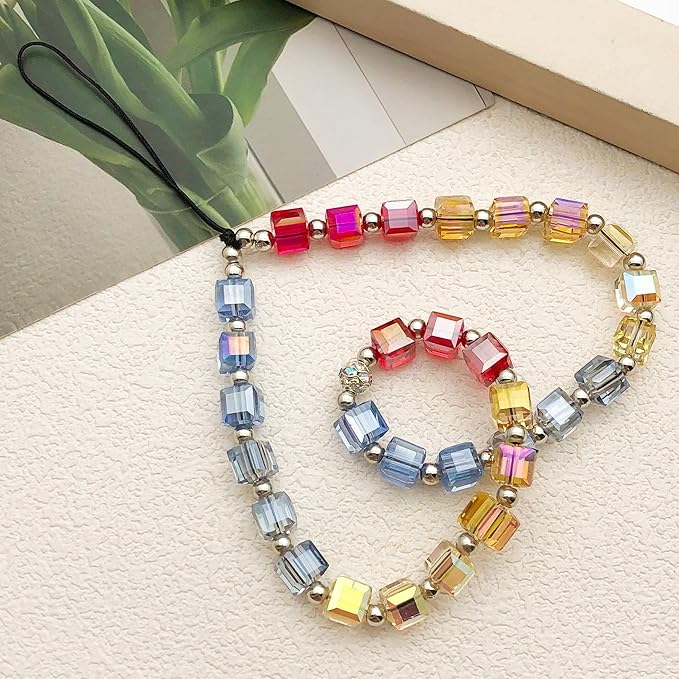 Beaded Camera Wrist Strap Cute Digital Camera Charm Lanyard Phone Chain - Image 2