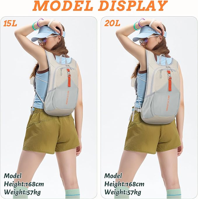 BECOJADDE 15L Small Hiking Backpack - Image 5