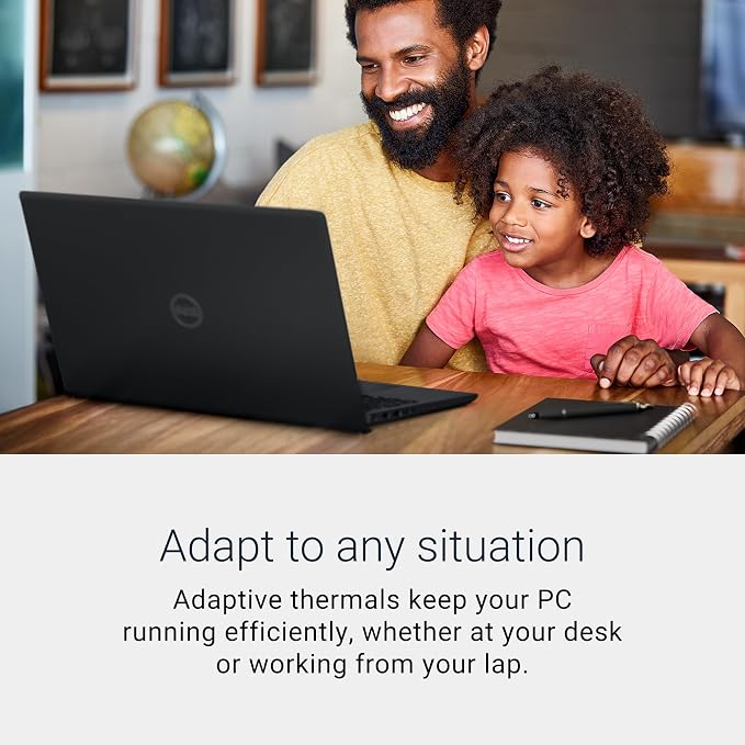 Dell 15.6 Laptop, AMD Ryzen 5 7520U with Radeon 610M, Windows 11 Home | FHD 120Hz IPS, LPDDR5, 512GB SSD, Wi‑Fi 5, Bluetooth, Carbon Black, DC15255 - Image 5