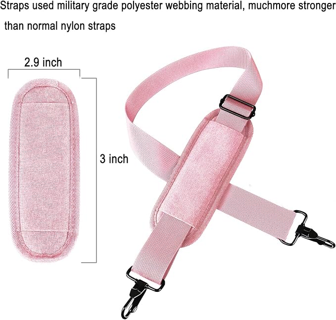 Askuko Shoulder Strap, 56 Inch Universal Adjustable Shoulder Belt Replacement - Image 4