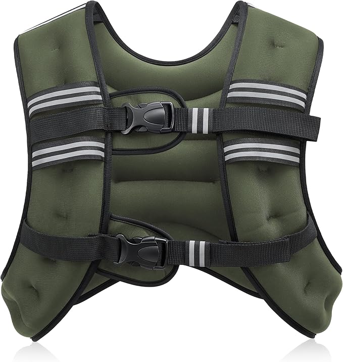 ZELUS Weighted Vest, 6lb/8lb/12lb/16lb/20lb/25lb/30lb Weight Vest by ZELUS