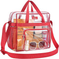 MAY TREE Clear Bag for Stadium Events 12×6×12 Clear Tote Lunch Bag by MAYTREE
