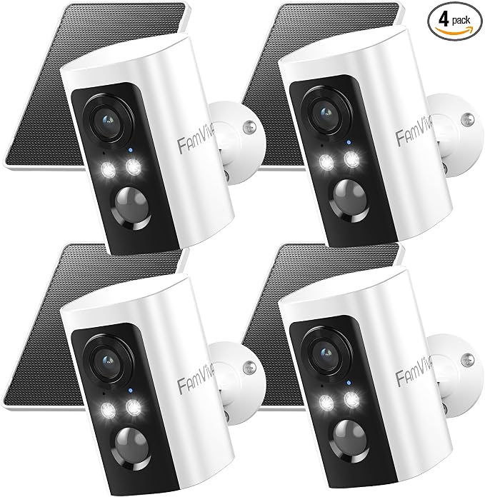 2K Security Cameras Wireless Outdoor by FamViva