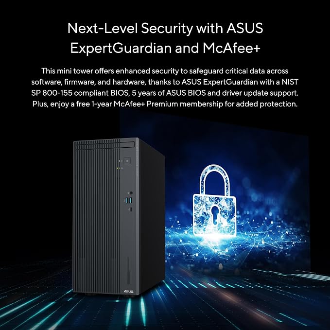 ASUS ExpertCenter P500 Mini Tower Desktop, Intel Core i5, 16GB DDR5 RAM, 512GB SSD, Windows 11 Pro, Bundled Keyboard and Mouse, P500MV-XS503 - Image 5