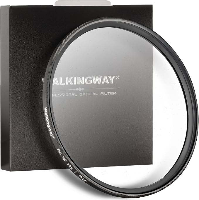 Walking Way 95MM White Pro Mist Diffusion Lens Filter, Dreamy Fog & Soft Glow by WalkingWay