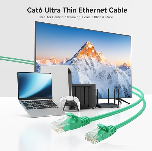 Cable Matters 10Gbps Snagless Cat 6 Ethernet Cable - 50ft - Image 2