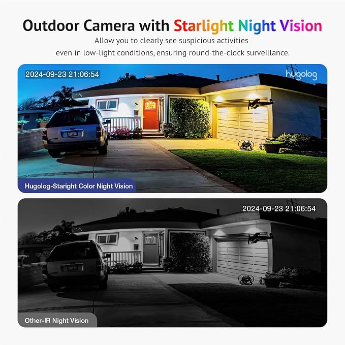 Hugolog 3K 5MP Outdoor Indoor Security Cameras - Image 3