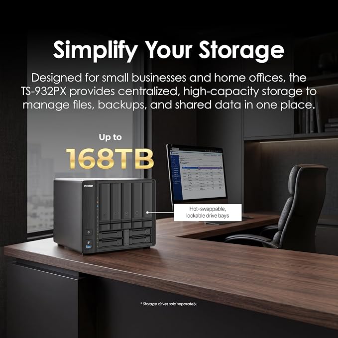 QNAP TS-932PX-4G 5+4 Bay High-Speed NAS - Image 3