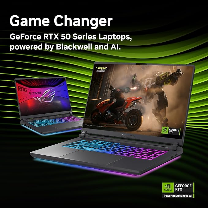 ASUS ROG Strix G16 (2025) Gaming Laptop, 16” ROG Nebula Display 16:10 2.5K 240Hz/3ms, NVIDIA® GeForce RTX™ 5060 GPU, Intel® Core™ Ultra 9 Processor 275HX, 16GB DDR5, 1TB SSD, Wi-Fi 7, Wind11 Home - Image 10